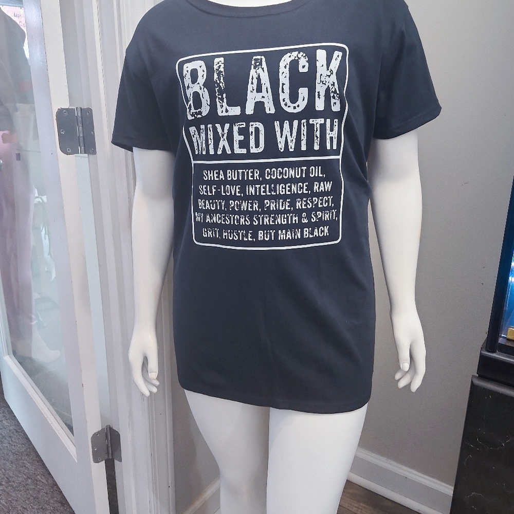 Graphic Tee with Bold Statement